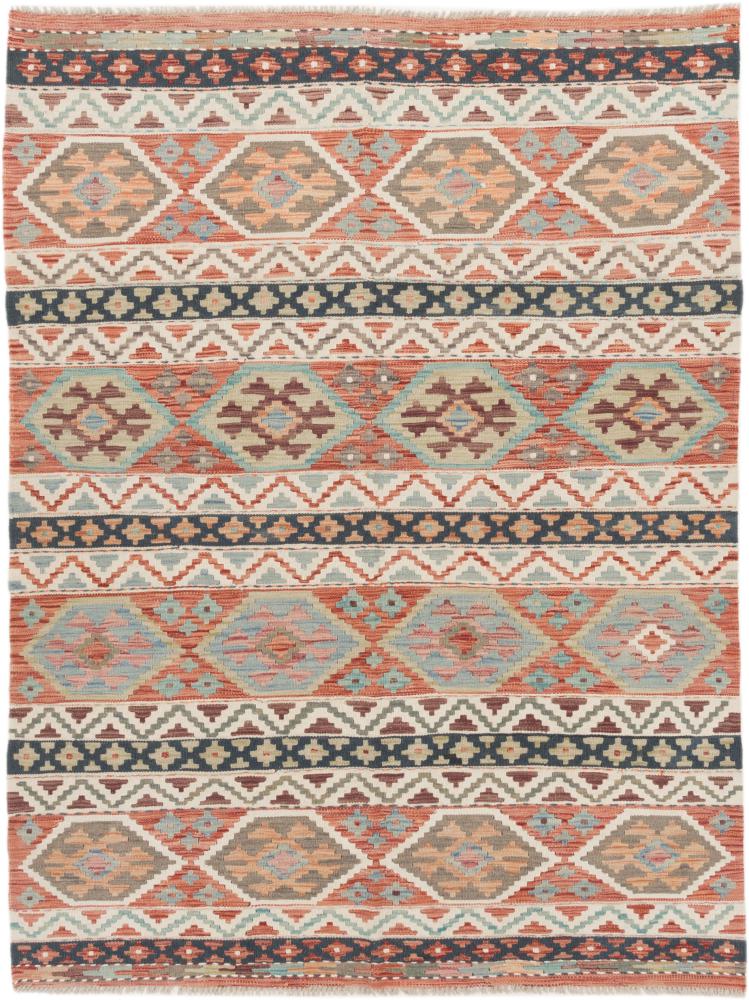 Afghan rug Kilim Afghan 6'5"x4'9" 6'5"x4'9", Persian Rug Woven by hand