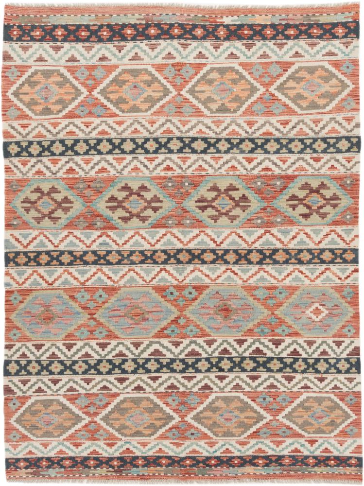 Alfombra afgana Kilim Afghan 196x146 196x146, Alfombra persa Tejido a mano