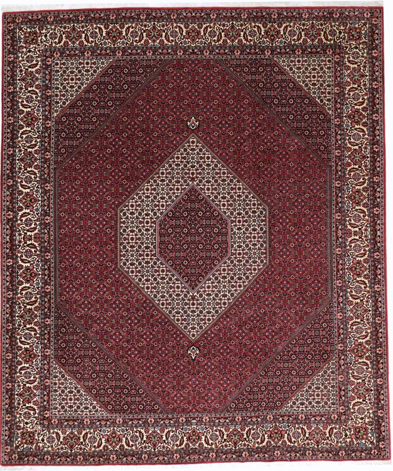  ペルシャ絨毯 ビジャー Tekab 9'11"x8'4" 9'11"x8'4",  ペルシャ絨毯 手織り