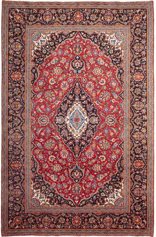 Tapis persan Kashan 314x205 314x205, Tapis persan Noué à la main