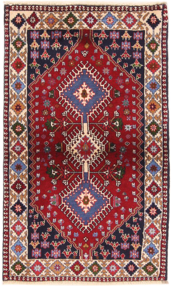 Persisk matta Yalameh 135x82 135x82, Persisk matta Knuten för hand