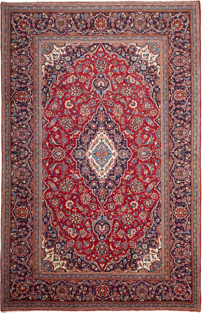 Tapis persan Kashan 301x199 301x199, Tapis persan Noué à la main