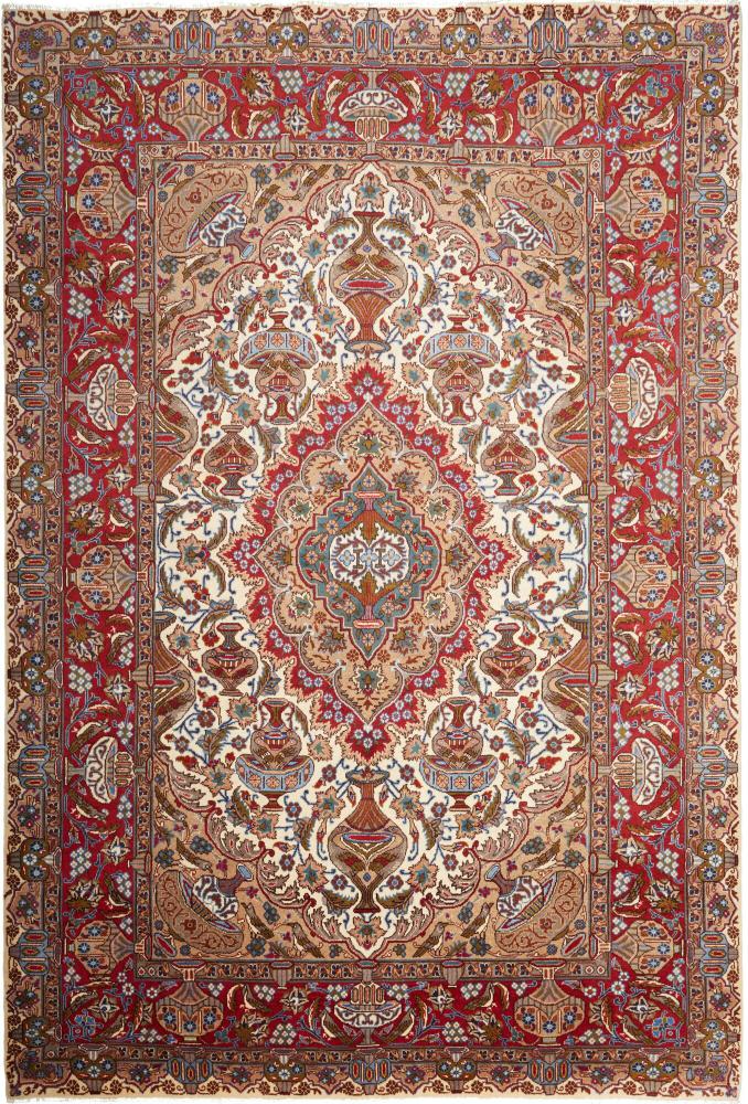 Tapis persan Kaschmar 296x199 296x199, Tapis persan Noué à la main