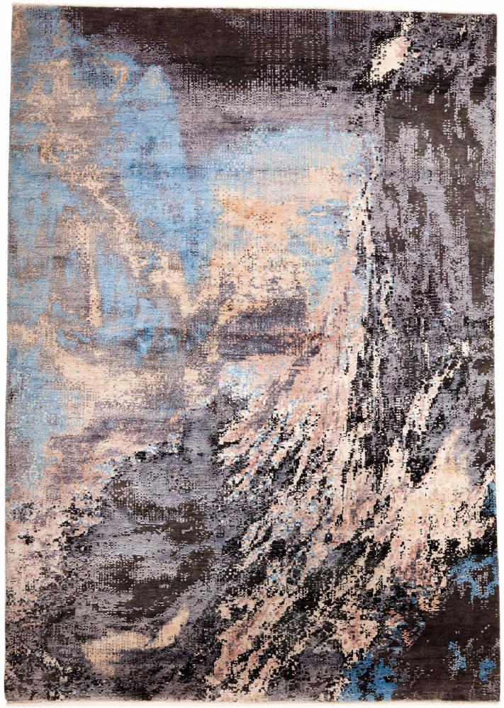 Indiaas tapijt Sadraa Allure 9'9"x6'7" 9'9"x6'7", Perzisch tapijt Handgeknoopte