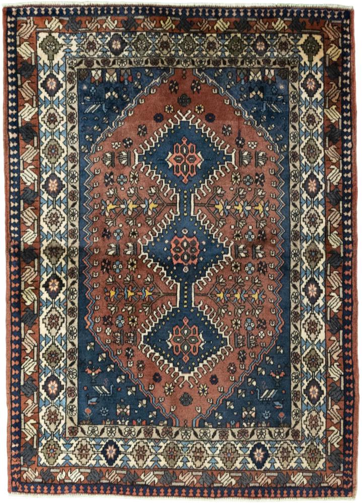 Tapis persan Yalameh 151x107 151x107, Tapis persan Noué à la main