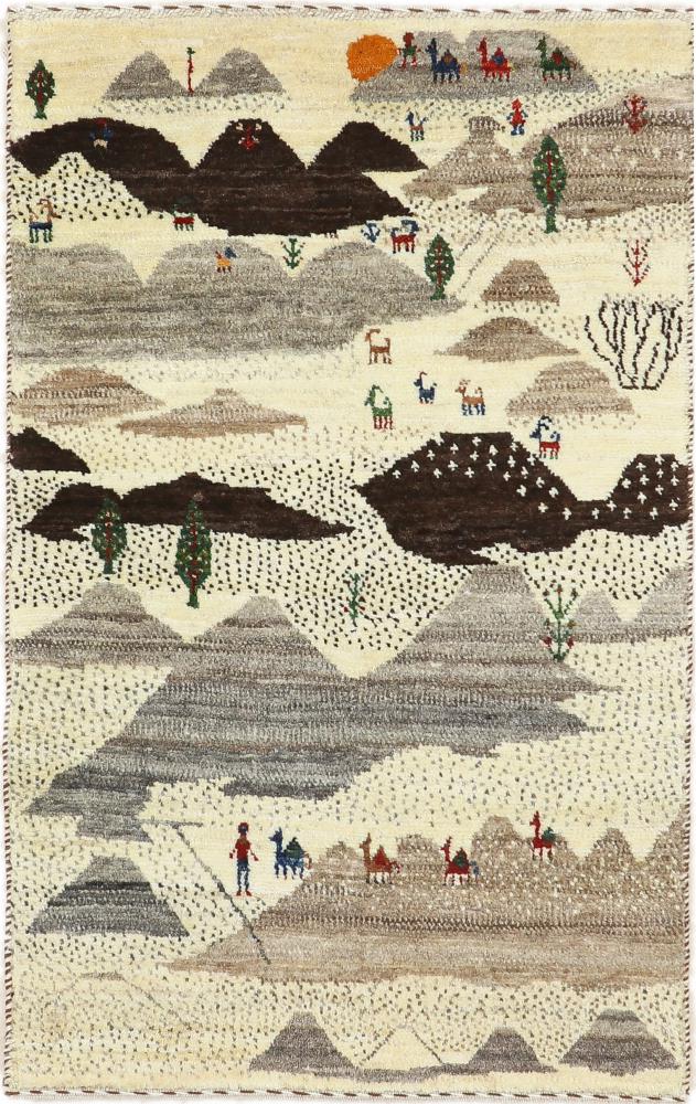  ペルシャ絨毯 ペルシャ ギャッベ ペルシャ ロリbaft Nature 95x60 95x60,  ペルシャ絨毯 手織り