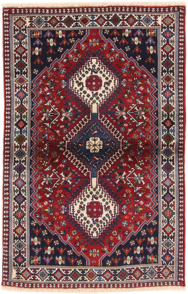 Persisk matta Yalameh 134x86 134x86, Persisk matta Knuten för hand