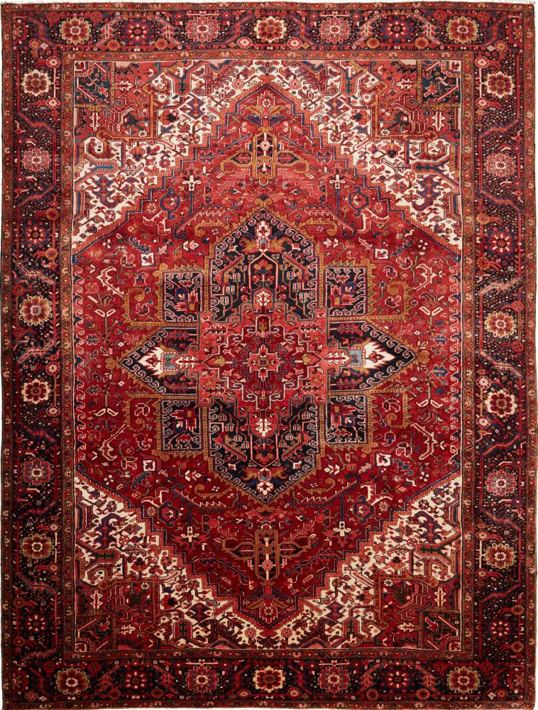 Tapis persan Garawan 13'1"x9'11" 13'1"x9'11", Tapis persan Noué à la main