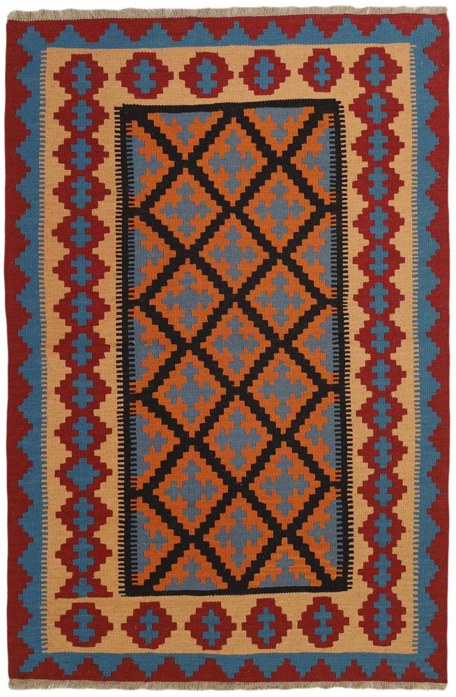  ペルシャ絨毯 キリム Fars 183x123 183x123,  ペルシャ絨毯 手織り
