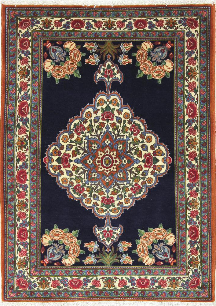 Persian Rug Bakhtiari 4'10"x3'5" 4'10"x3'5", Persian Rug Knotted by hand
