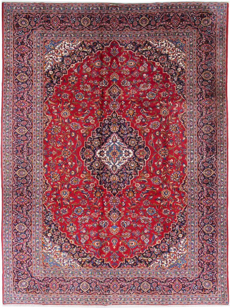 Tapis persan Kashan 393x296 393x296, Tapis persan Noué à la main