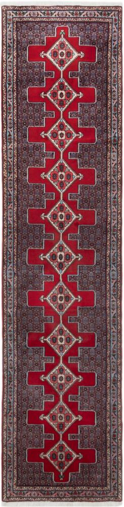 Tapis persan Senneh 370x88 370x88, Tapis persan Noué à la main