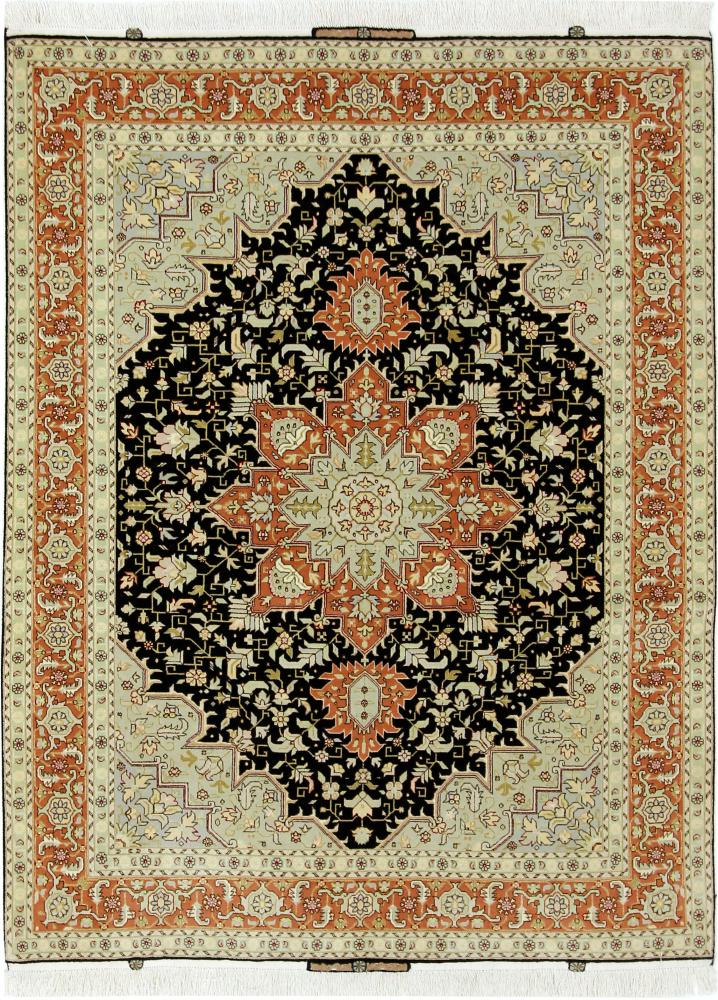 Persian Rug Tabriz 6'8"x5'1" 6'8"x5'1", Persian Rug Knotted by hand