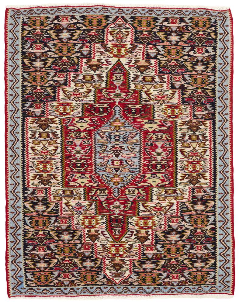 Persialainen matto Kelim Fars Senneh 103x82 103x82, Persialainen matto kudottu