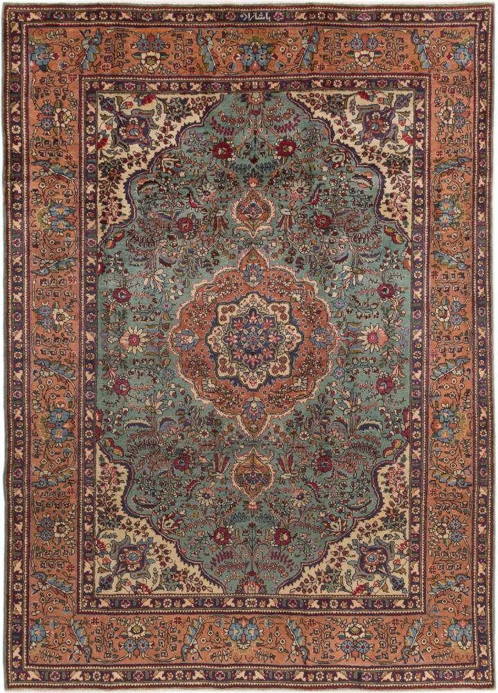 Perzisch tapijt Tabriz 8'11"x6'6" 8'11"x6'6", Perzisch tapijt Handgeknoopte