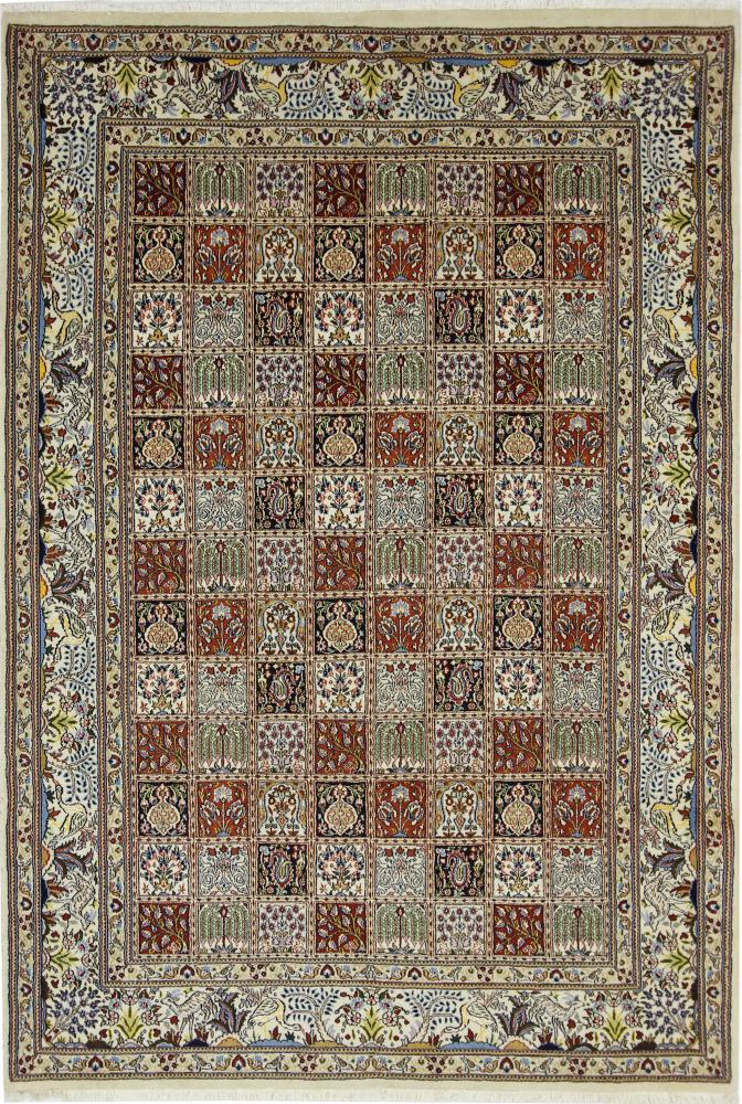 Persian Rug Moud 9'9"x6'8" 9'9"x6'8", Persian Rug Knotted by hand
