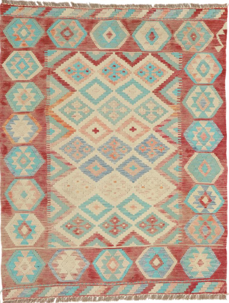 Tapis afghan Kilim Afghan Heritage 161x127 161x127, Tapis persan Tissé à la main