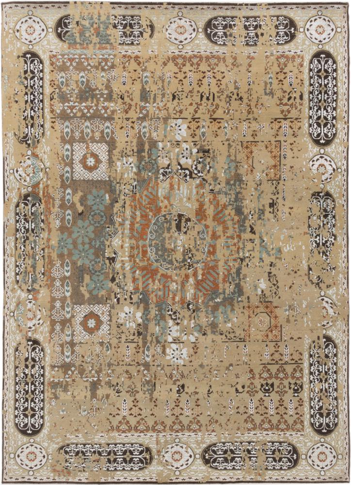 Tapis indien Sadraa Heritage 11'9"x8'6" 11'9"x8'6", Tapis persan Noué à la main