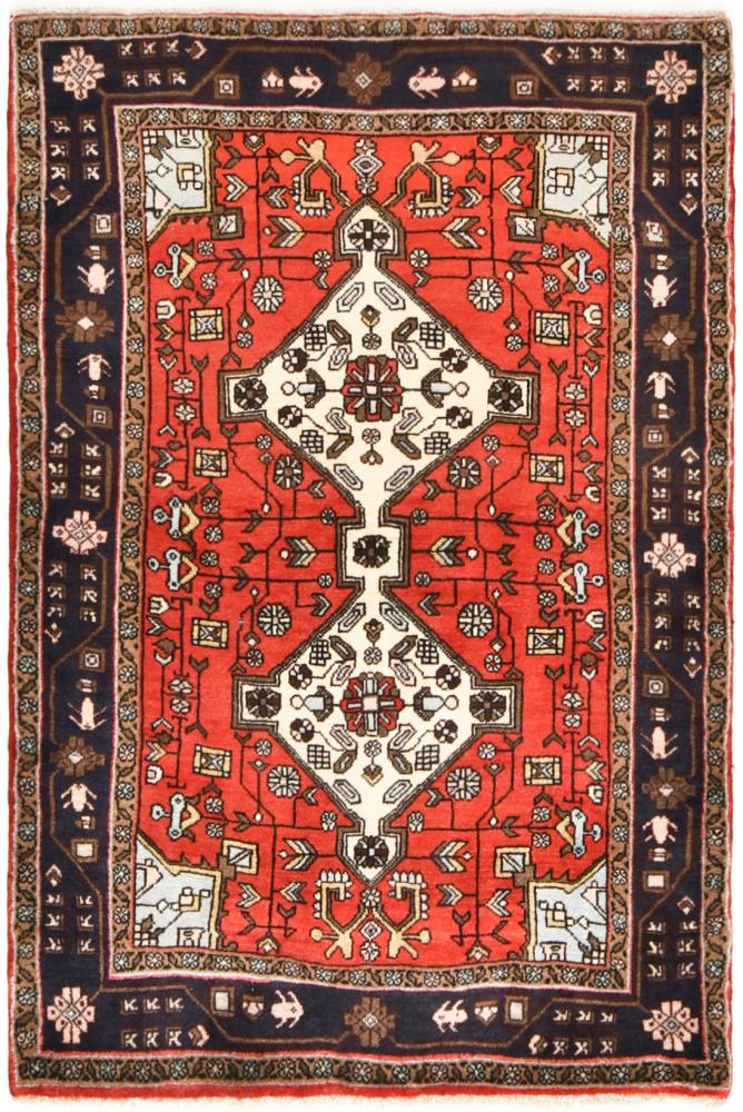 Perzisch tapijt Koliai 4'9"x3'2" 4'9"x3'2", Perzisch tapijt Handgeknoopte