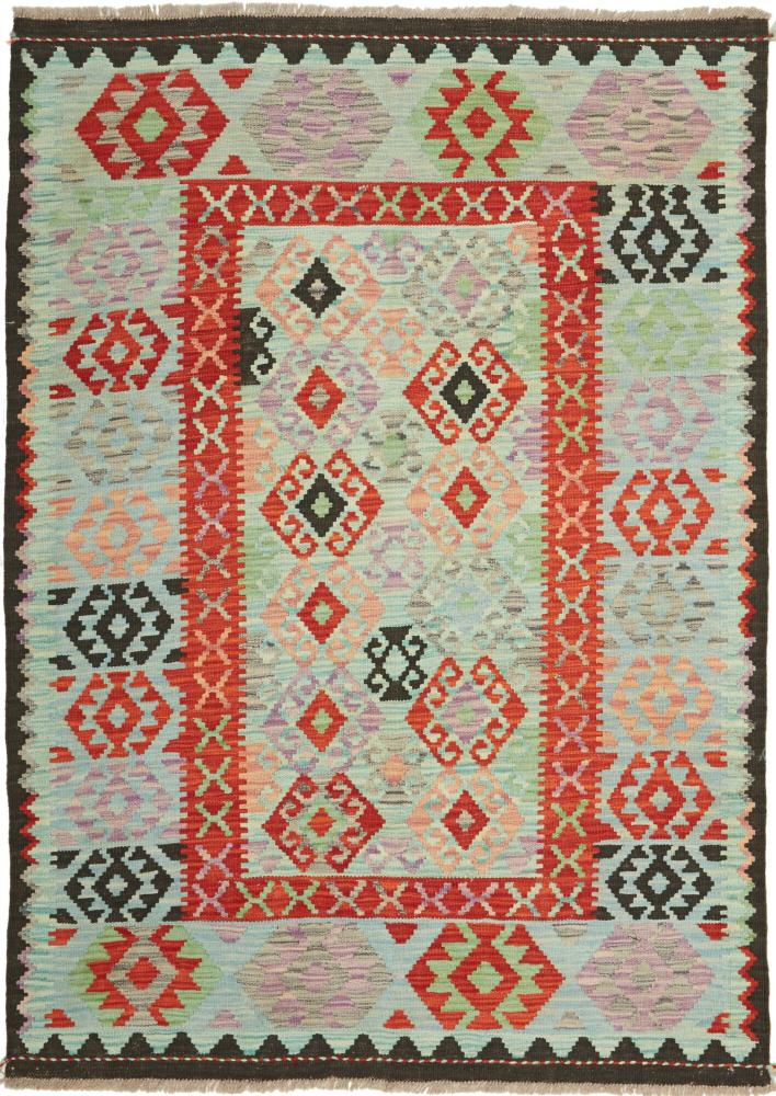 Afghanischer Teppich Kelim Afghan 177x129 177x129, Perserteppich Handgewebt