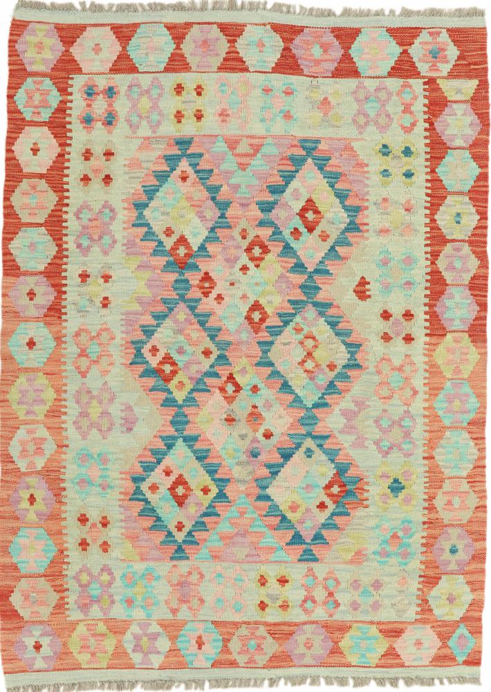 Tappeto Afgano Kilim Afghan 5'5"x4'0" 5'5"x4'0", Tappeto persiano Tessuto a mano