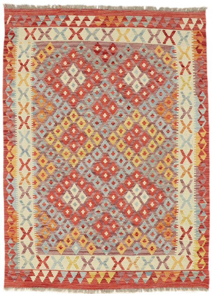 Afghanischer Teppich Kelim Afghan 177x134 177x134, Perserteppich Handgewebt