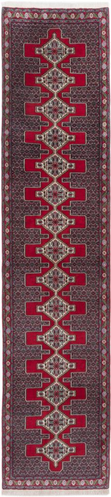  ペルシャ絨毯 センネ 395x90 395x90,  ペルシャ絨毯 手織り