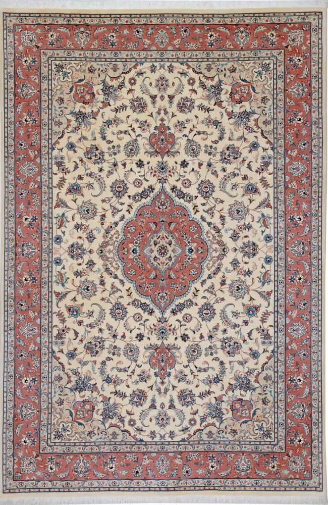 Persian Rug Tabriz 9'10"x6'7" 9'10"x6'7", Persian Rug Knotted by hand