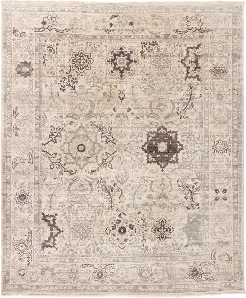 Indo rug Sadraa 9'11"x8'5" 9'11"x8'5", Persian Rug Knotted by hand