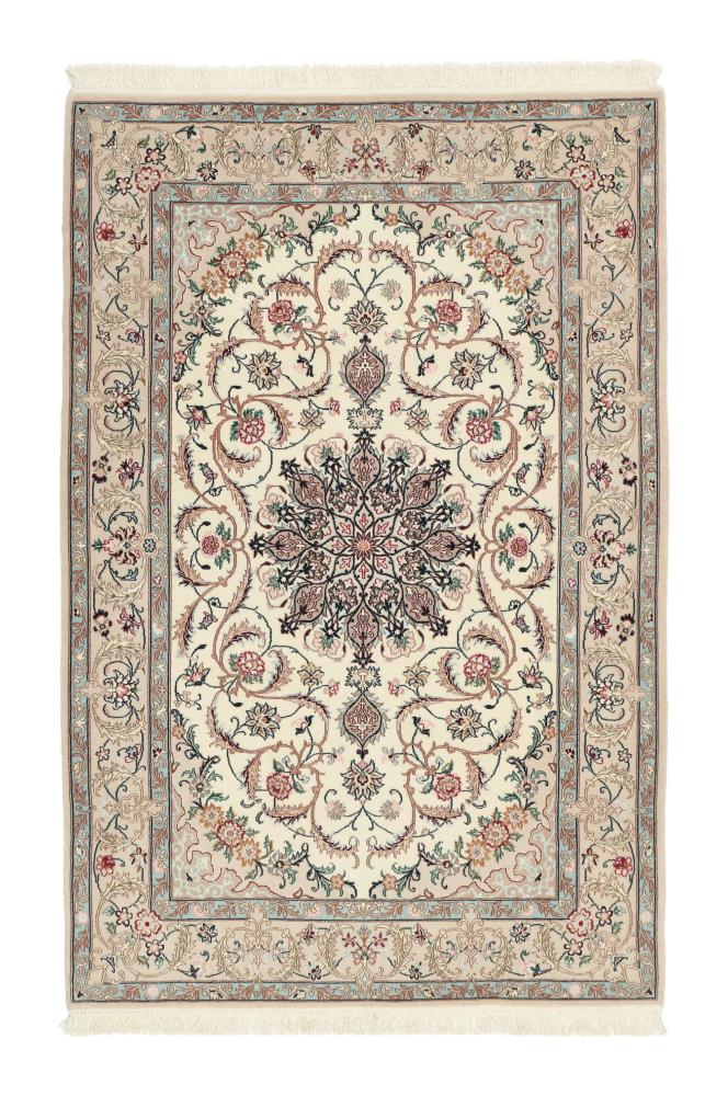  ペルシャ絨毯 イスファハン 絹の縦糸 167x109 167x109,  ペルシャ絨毯 手織り
