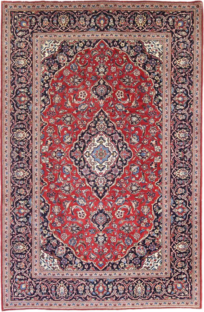 Persian Rug Keshan 10'2"x6'8" 10'2"x6'8", Persian Rug Knotted by hand