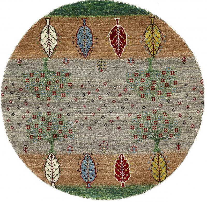  ペルシャ絨毯 ペルシャ ギャッベ ペルシャ ロリbaft Nature 3'1"x3'1" 3'1"x3'1",  ペルシャ絨毯 手織り