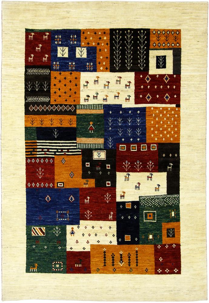 Perzisch tapijt Perzisch Gabbeh Loribaft 6'11"x4'8" 6'11"x4'8", Perzisch tapijt Handgeknoopte