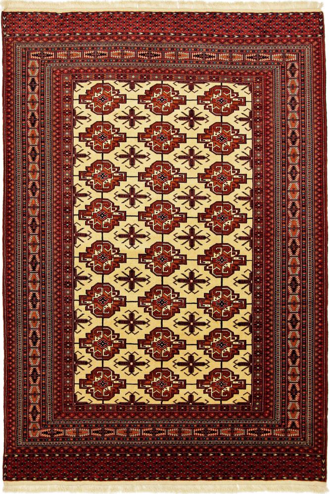 Περσικό χαλί Turkaman 7'5"x5'2" 7'5"x5'2", Περσικό χαλί Οι κόμποι έγιναν με το χέρι