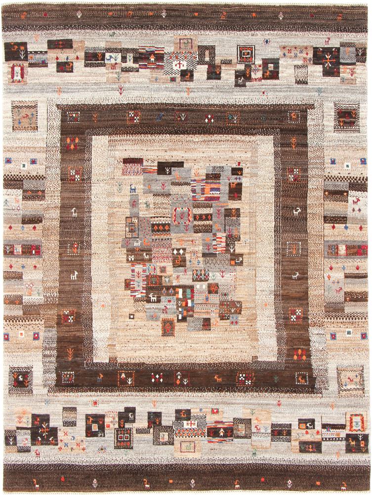 Persian Rug Persian Gabbeh Loribaft Nowbaft 197x148 197x148, Persian Rug Knotted by hand