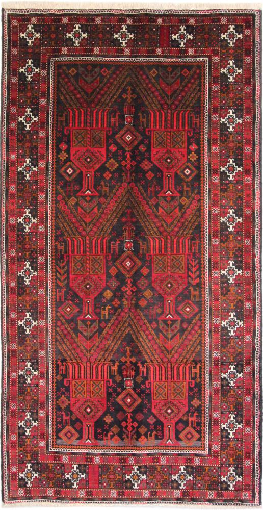 Persian Rug Azari 7'10"x4'0" 7'10"x4'0", Persian Rug Knotted by hand