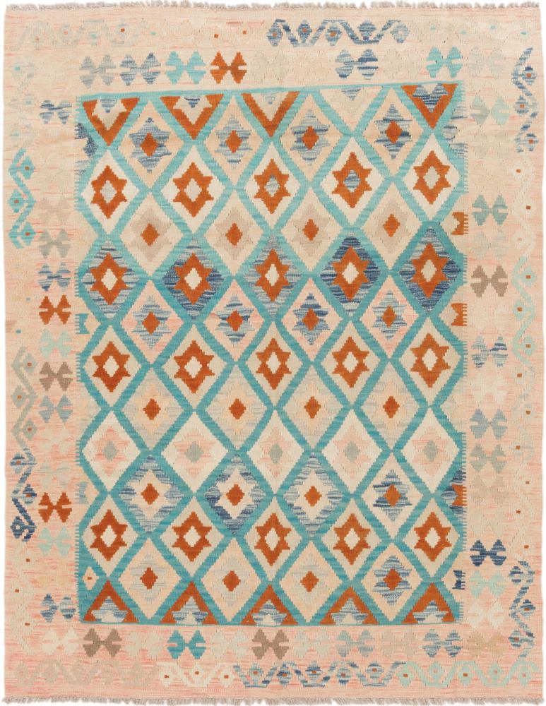 Afghan rug Kilim Afghan 202x156 202x156, Persian Rug Woven by hand