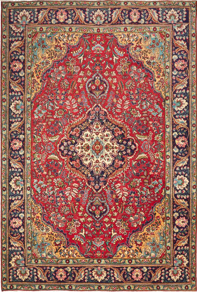 Persian Rug Tabriz 10'0"x6'8" 10'0"x6'8", Persian Rug Knotted by hand