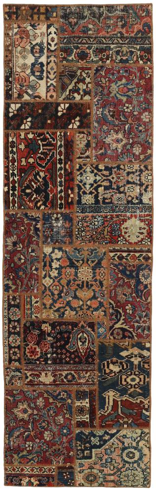 Persisk matta Patchwork Malayer 251x75 251x75, Persisk matta Knuten för hand