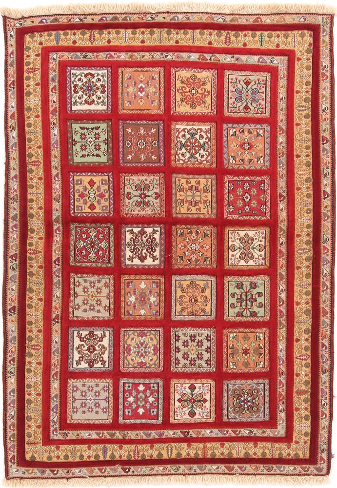 Tapis persan Kilim Soozani Nimbaft 168x119 168x119, Tapis persan Noué à la main