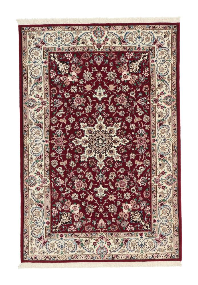 Persisk matta Isfahan Silkesvarp 159x109 159x109, Persisk matta Knuten för hand