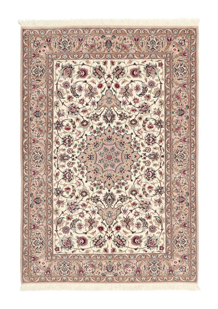 Persian Rug Isfahan Silk Warp 156x101 156x101, Persian Rug Knotted by hand