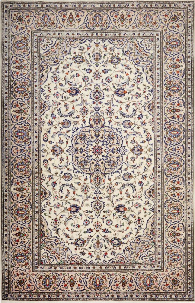 Persian Rug Keshan 10'4"x6'8" 10'4"x6'8", Persian Rug Knotted by hand
