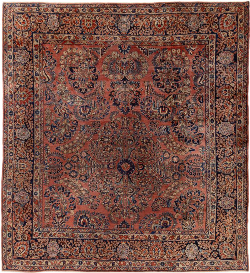 Persialainen matto American Sarough Antiikki 292x270 292x270, Persialainen matto Solmittu käsin