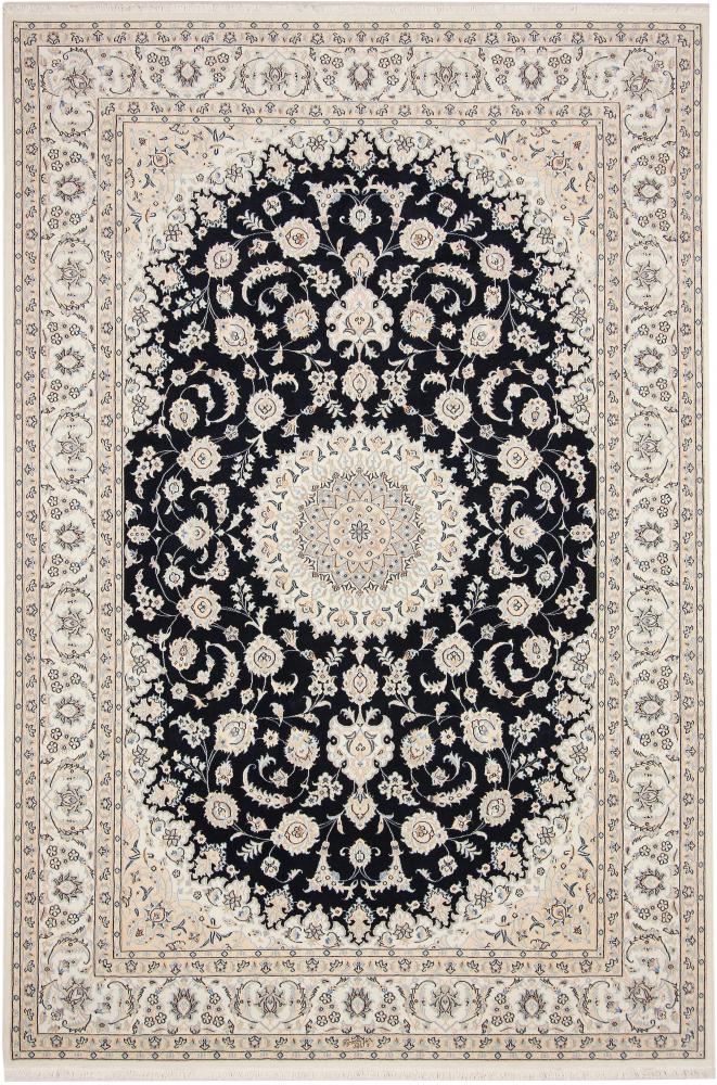 Tapis persan Naïn 9La Signé 297x198 297x198, Tapis persan Noué à la main