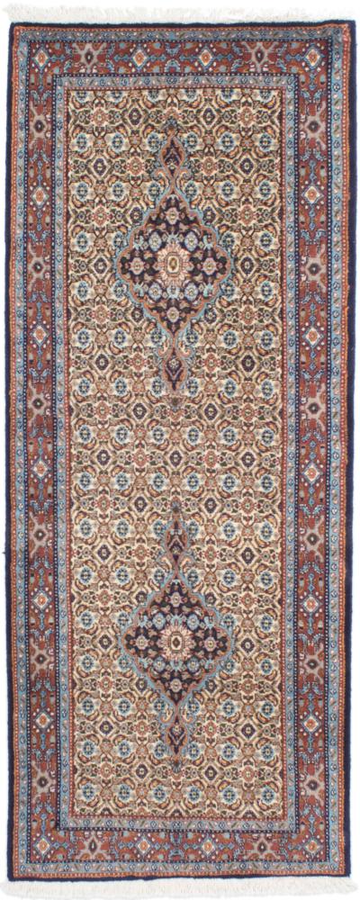 Persian Rug Moud 6'6"x2'7" 6'6"x2'7", Persian Rug Knotted by hand
