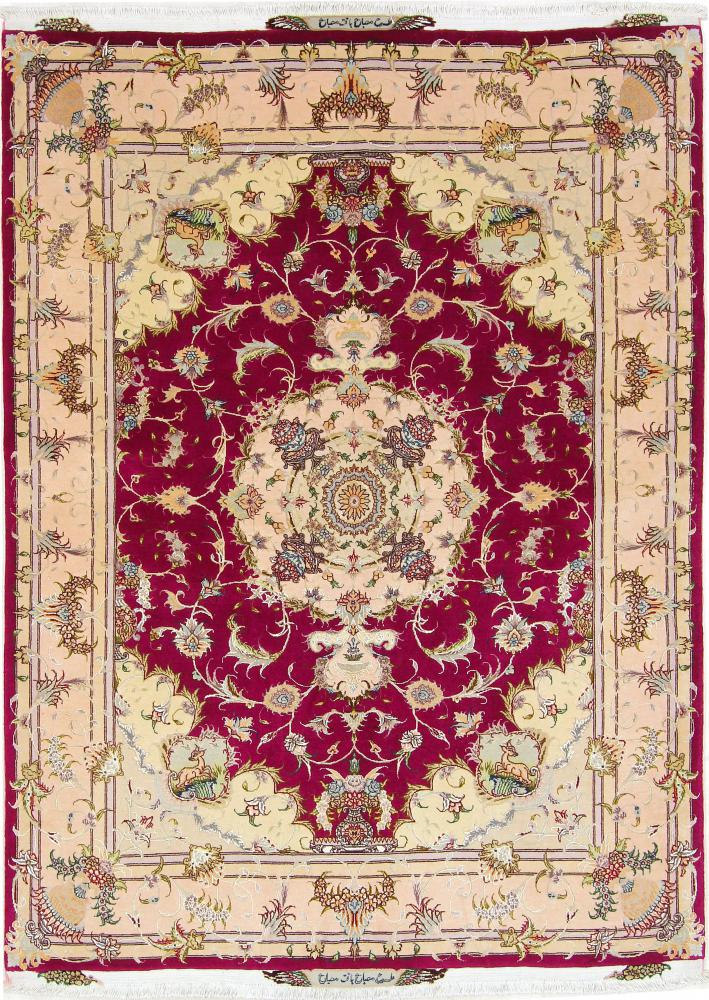 Persian Rug Tabriz 50Raj 209x155 209x155, Persian Rug Knotted by hand