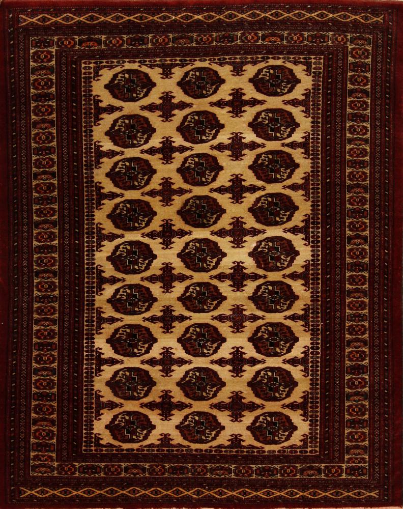 Persisk tæppe Turkaman 172x136 172x136, Persisk tæppe Knyttet i hånden