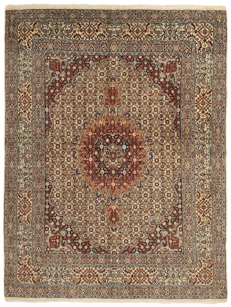 Persian Rug Moud Mahi 199x148 199x148, Persian Rug Knotted by hand