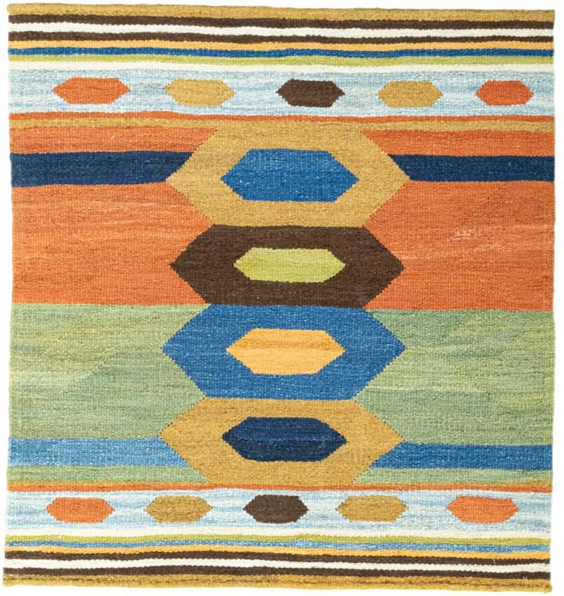 Persisk matta Kilim Fars 111x105 111x105, Persisk matta handvävd 